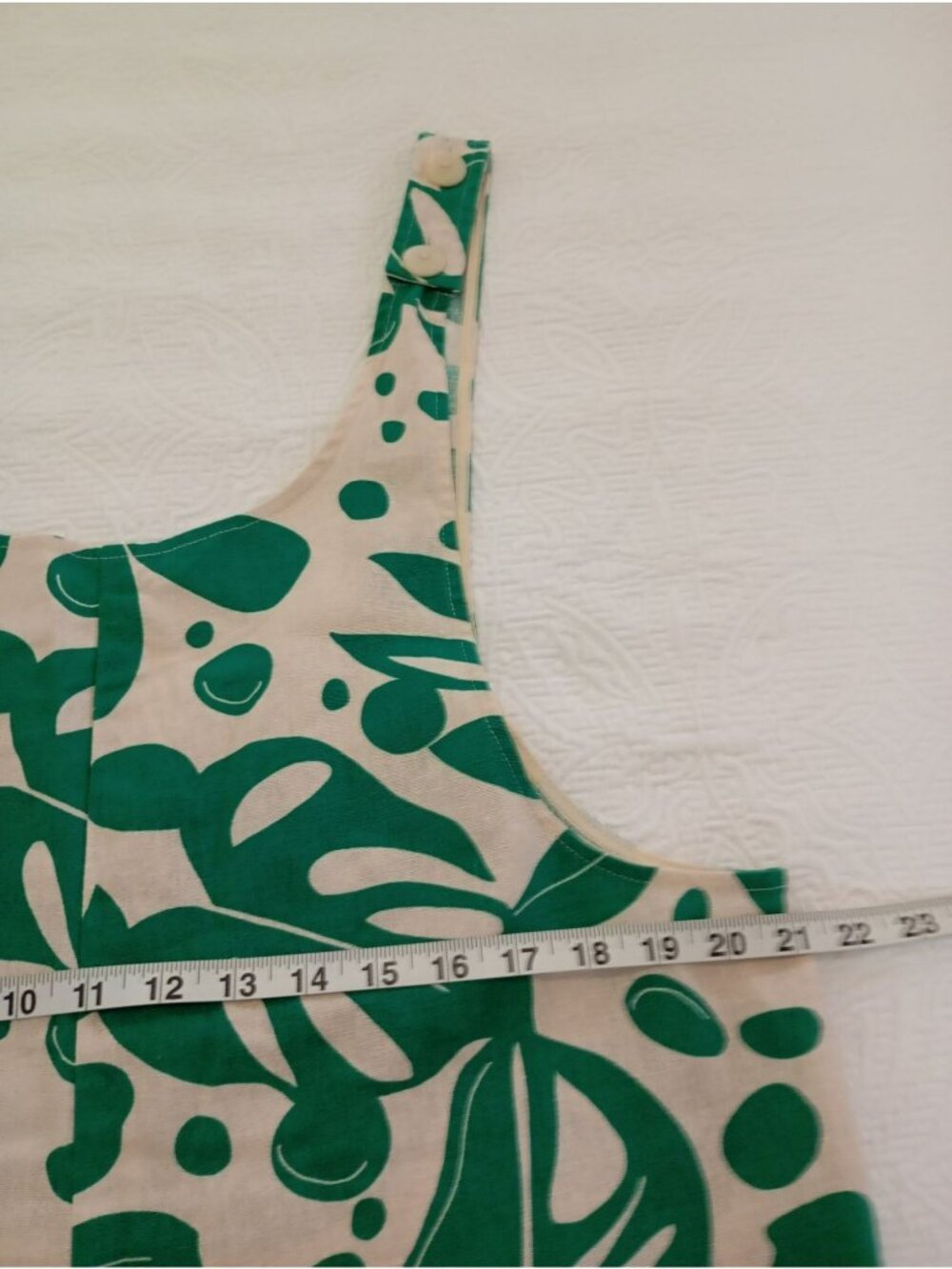 Anthropologie Corey Lynn Calter Romper Green Tank Linen-Blend Pockets Size M - Picture 11 of 13